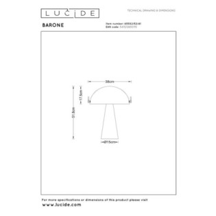 Barone II Table Lamp