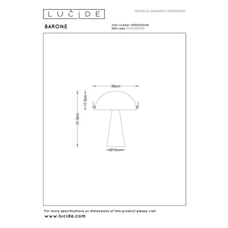 Barone II Table Lamp