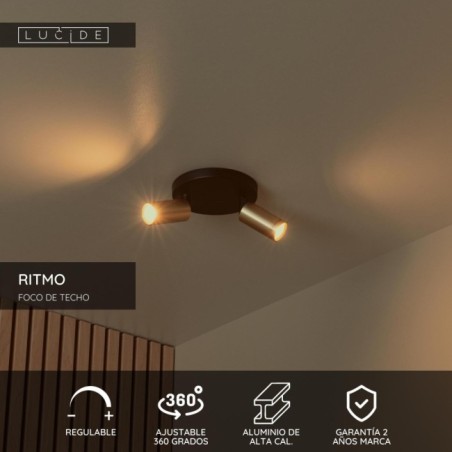 Regleta de techo Ritmo (2 luces)