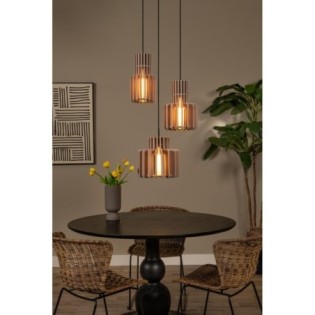 Lámpara colgante Rollo (3 luces)