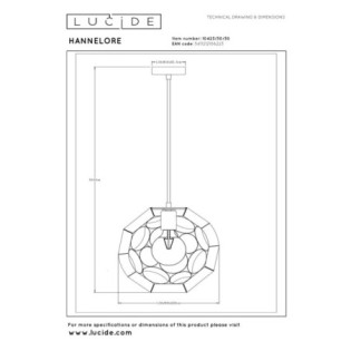 Hanging lamp Hannelore I