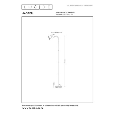 Lámpara de pie Jasper