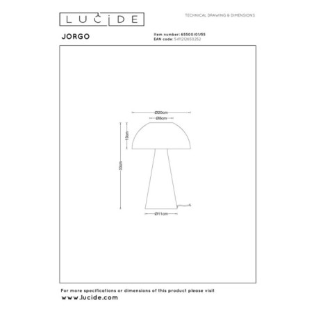 Jorgo table lamp