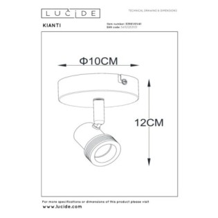 Foco de techo Kianti