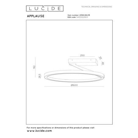 LED Ceiling Panel Applause (40W)