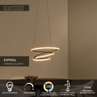 LED Spiral Ceiling Lamp (40W)