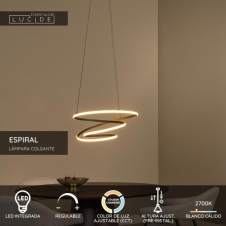 LED Spiral Ceiling Lamp (40W)