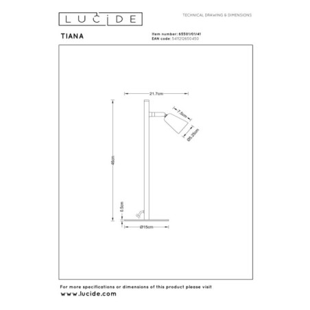 Tiana Table Lamp