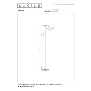 Lámpara de mesa Tiana (2 luces)