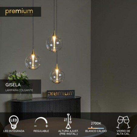 Gisela LED Ceiling Lamp (3x4.3W)