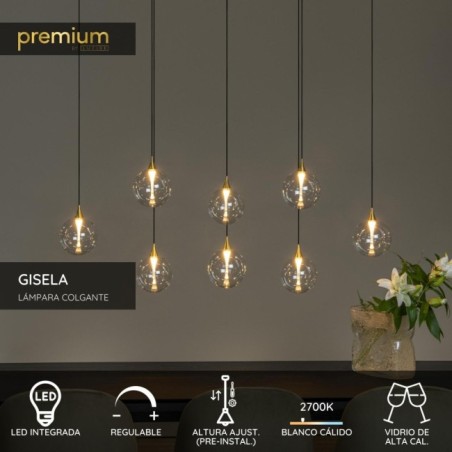 Gisela LED Ceiling Lamp (8x3.9W)