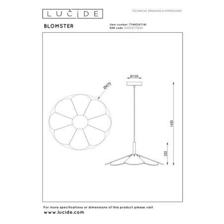 Blomster LED Ceiling Lamp (9W)
