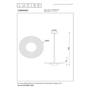 Carmino LED Ceiling Lamp (8W)