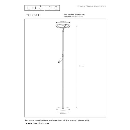 Celeste LED Floor Lamp (21W)