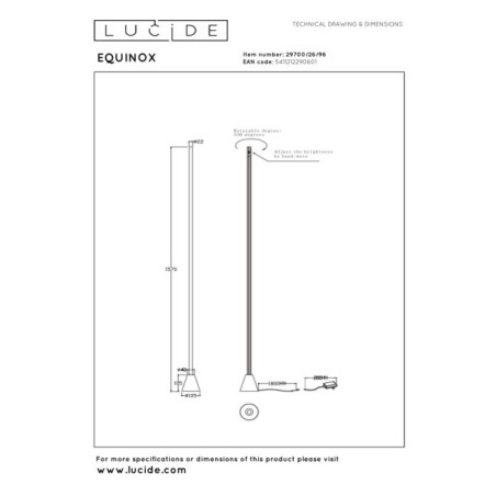 Equinox LED Floor Lamp (26W)