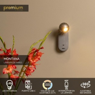 Montana LED Wall Lamp (6.3W)