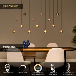 Montana LED Ceiling Lamp (13x5.7W)