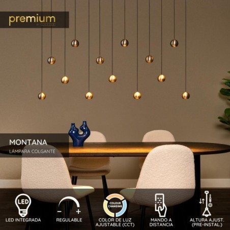 Montana LED Ceiling Lamp (13x5.7W)