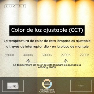 Nicola LED Ceiling Flush Light CCT (37W)