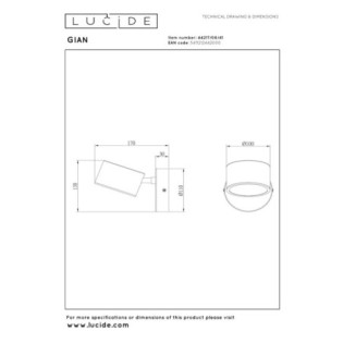 LED Wall Lamp Gian (9W)