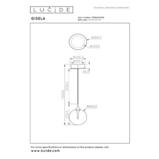 Gisela LED Ceiling Lamp (5W)