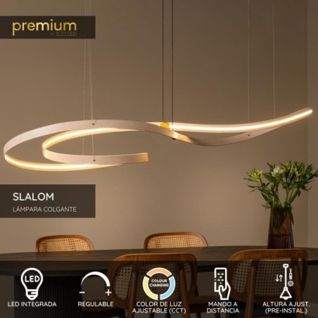 LED Ceiling Lamp Slalom CCT (80W)