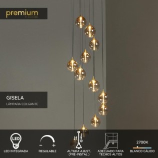 Lámpara de techo LED Gisela...