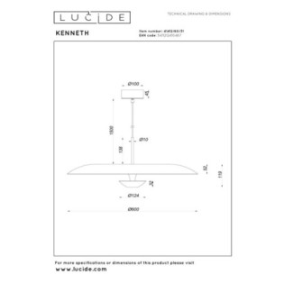 LED Ceiling Lamp Kenneth (16W)