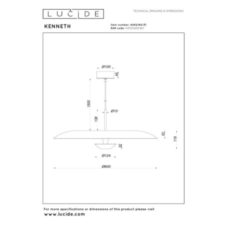 LED Ceiling Lamp Kenneth (16W)