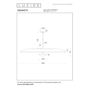 LED Ceiling Lamp Kenneth (22W)