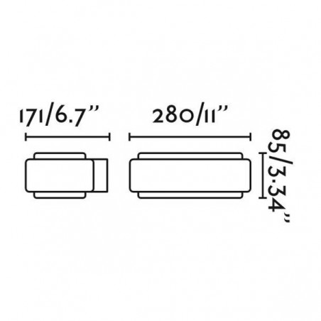 Aplique exterior LED Sticker (13W)