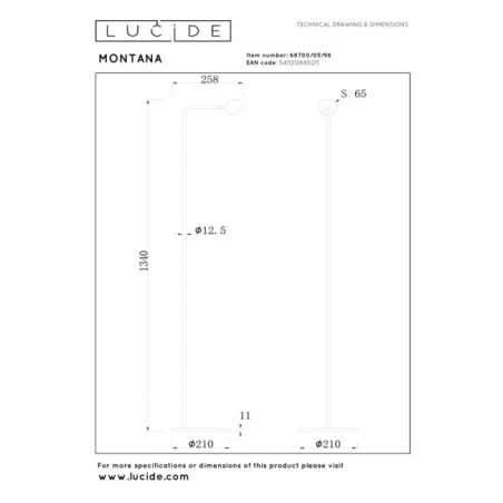 Montana LED Floor Lamp (6.3W)