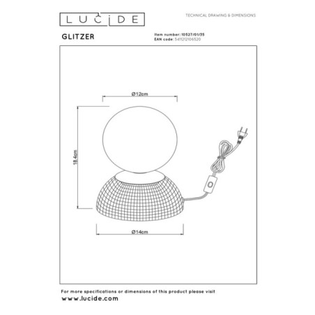 Glitzer Table Lamp
