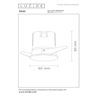 Recessed LED Ceiling Light Snax (8W)