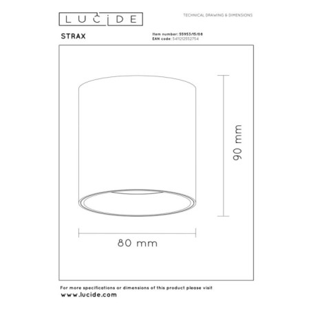 Strax LED Ceiling Spotlight (15W)