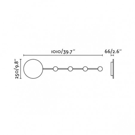 Wall light LED hanger Han (6W)