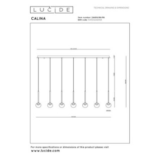 Calina II LED Ceiling Lamp (12x7W)