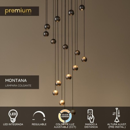 Montana LED Ceiling Lamp (16x5.7W)