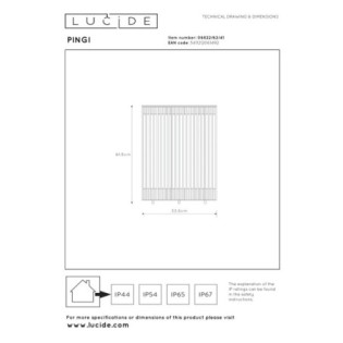 Rechargeable LED Floor Lamp Pingi II (3W)
