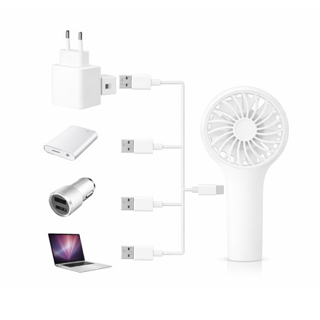 Ventilador de mano Bris Blanco 5 Vel.