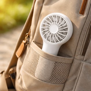 Ventilador de mano Bris Blanco 5 Vel.