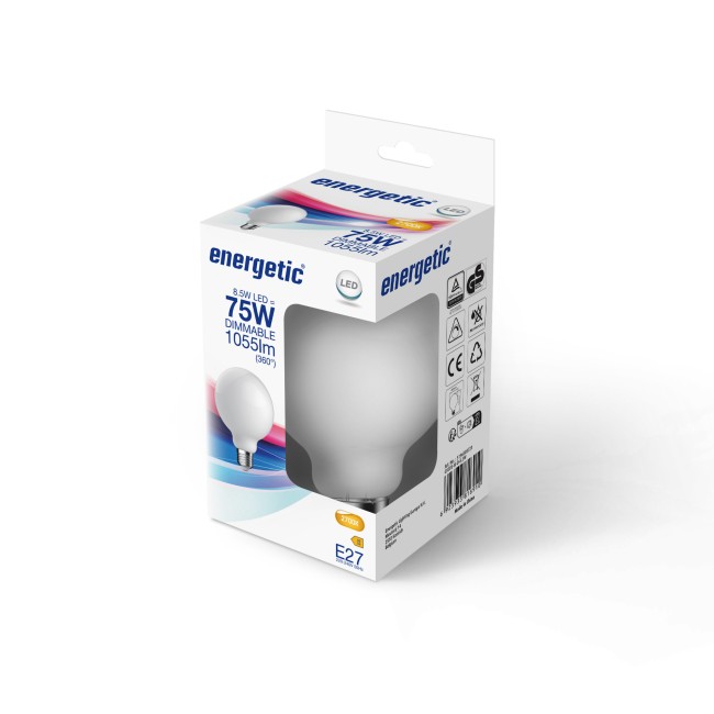 Bombilla LED E27 G95 2700K Dim