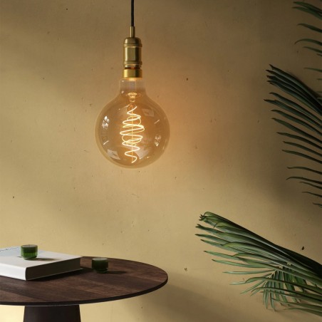 Bombilla LED E27 G200 Spiral 2200K Dim