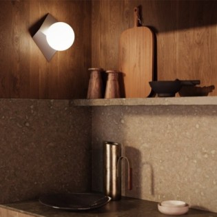 Wall lamp Cubeo Platinum