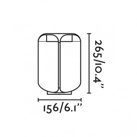 Sobremuro exterior LED Bu-oh¡ (12W)