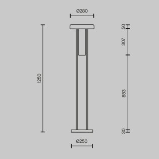Ikebana LED Floor Lamp (24W)