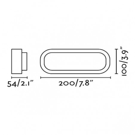 Wall light LED Outdoor Fred (7W)