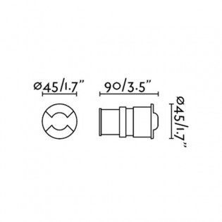 Empotrable exterior LED Kane-2 (3W)