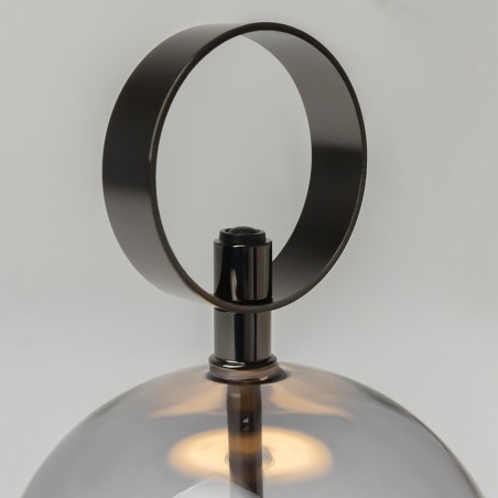 Lámpara recargable LED Double Moon Negro (3W)