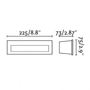 Empotrable exterior LED Nat (6W)
